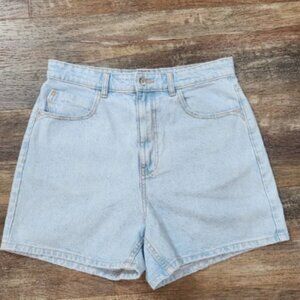 Zara High-Rise Denim Shorts - Size 8